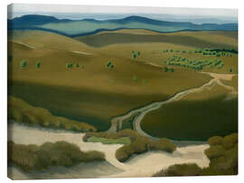 Leinwandbild Weite Landschaft - Hans Mertens