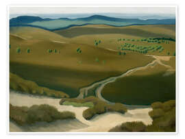 Wandbild Weite Landschaft - Hans Mertens