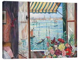 Leinwandbild Aus einem venezianischen Fenster, 1934 - Christopher Nevinson