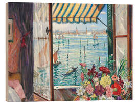 Holzbild Aus einem venezianischen Fenster, 1934 - Christopher Nevinson