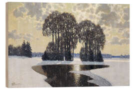 Holzbild Winter, 1910 - Vilhelms Purvitis