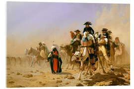 Acrylglasbild Napoleon und sein Generalstab in Ägypten, 1867 - Jean-Léon Gérôme
