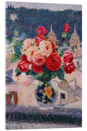 Acrylic print Rose sul davanzale, 1916 - Enrico Lionne