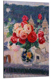 Tableau en aluminium Rose sul davanzale, 1916 - Enrico Lionne