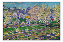 Wandbild Im Frühling (Blütezeit), 1934 - Vilhelms Purvitis