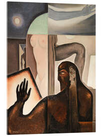 Acrylglasbild Der Mensch, der erschafft - Alberto Martini, 1928