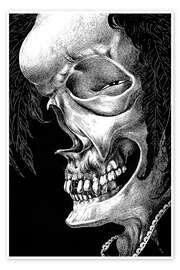 Poster Illustration zu "König Pest" von Edgar Allan Poe, 1905