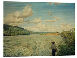 Acrylglasbild Der Rhein bei Säckingen, 1890 - Hans Thoma