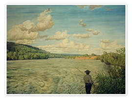 Poster Der Rhein bei Säckingen, 1890 - Hans Thoma