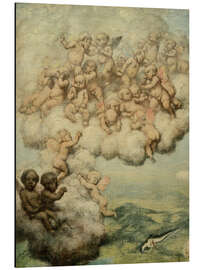 Aluminium print Angel Cloud, 1884 - Hans Thoma