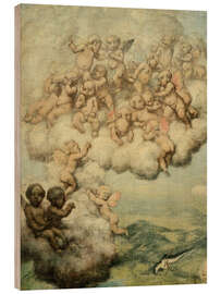 Holzbild Engelwolke, 1884 - Hans Thoma