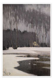 Wandbild Frühlingslandschaft, 1904 - Vilhelms Purvitis