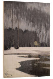 Holzbild Frühlingslandschaft, 1904 - Vilhelms Purvitis