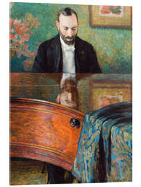 Acrylglasbild Jasienski am Klavier - Josef Pankiewicz, 1908