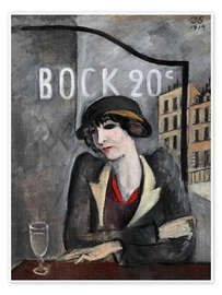 Wandbild In einem Vorort von Paris - Jazeps Grosvalds, 1914