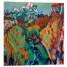 Acrylglasbild Rebberge im Tessin, 1925 - Albert Müller