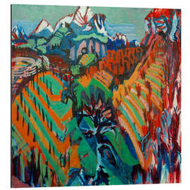 Alubild Rebberge im Tessin, 1925 - Albert Müller