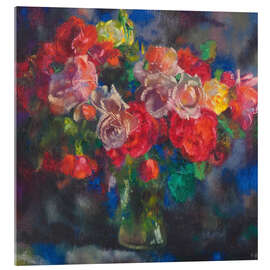 Acrylglasbild Rosen, 1933 - Augusto Giacometti