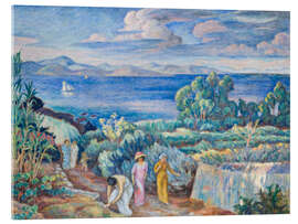 Acrylglasbild Rückkehr vom Schwimmen - Josef Pankiewicz