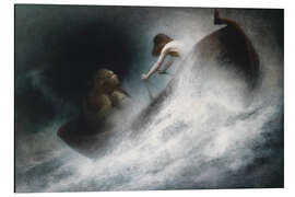 Aluminium print Towards Rescue, 1900 - Karl Wilhelm Diefenbach