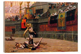 Holzbild Pollice verso (Daumen runter), 1872 - Jean-Léon Gérôme