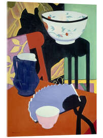 Acrylglasbild Der blaue Fächer, 1922