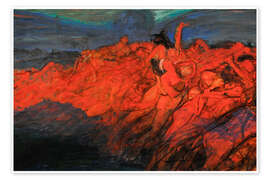 Wandbild Besessenheit, 1900 - Wojciech Weiss