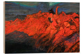 Holzbild Besessenheit, 1900 - Wojciech Weiss