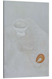 Print på aluminium Table with croissants - David Petrovitsch Sterenberg