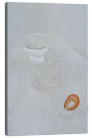 Canvas print Table with croissants - David Petrovitsch Sterenberg