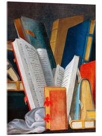 Acrylglasbild Allegorie der Literatur und des Lesens - Jean Mosnier