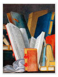 Wandbild Allegorie der Literatur und des Lesens - Jean Mosnier