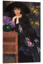 Quadro em acrílico Female figure (portrait of Violette) - Enrico della Leonessa