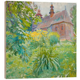 Holzbild Das Schweigen der Kirche - Stanislaus Kamocki