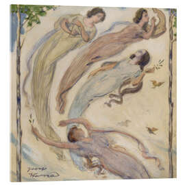 Acrylglasbild Die Feen - Josef Wawra