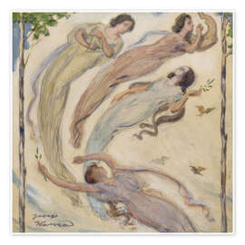 Poster Die Feen - Josef Wawra