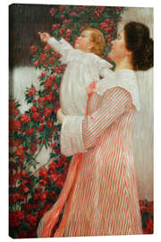 Leinwandbild Zeit der Rosen - Wilhelm List