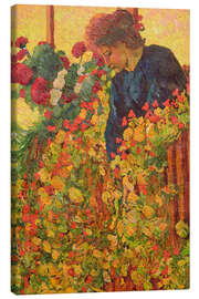 Canvas print On the arbor - Giovanni Giacometti