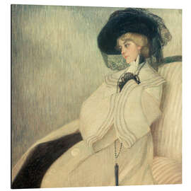 Alubild Porträt in Schwarz-Weiß - Wilhelm List