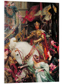 Akrylbillede The Two Crowns - Sir Frank Dicksee