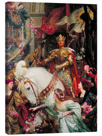 Leinwandbild Die Zwei Kronen - Sir Frank Dicksee