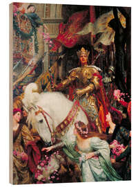 Holzbild Die Zwei Kronen - Sir Frank Dicksee