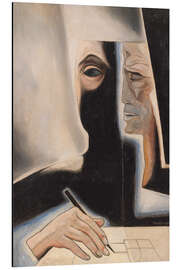 Aluminium print The mind at work - Alberto Martini, 1929