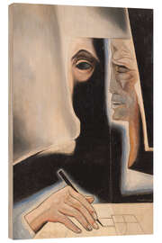 Holzbild Der Geist bei der Arbeit - Alberto Martini, 1929