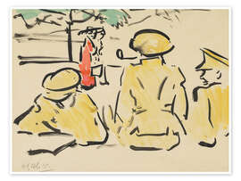 Wandbild Im Park - Sylvan, 1915 - Francis Campbell Boileau Cadell