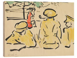 Holzbild Im Park - Sylvan, 1915 - Francis Campbell Boileau Cadell