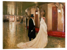 Acrylglasbild Die Saisonkarteninhaber - Jean Beraud