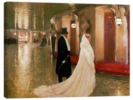 Leinwandbild Die Saisonkarteninhaber - Jean Beraud