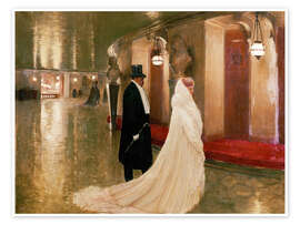 Poster Die Saisonkarteninhaber - Jean Beraud