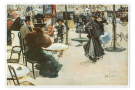 Poster Straßenszene - Louis Abel-Truchet